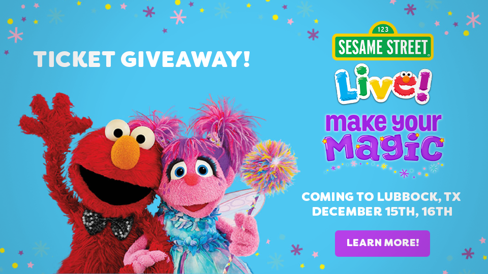 Sesame Street Live - Ticket Giveaway - Lubbock - Learn more!