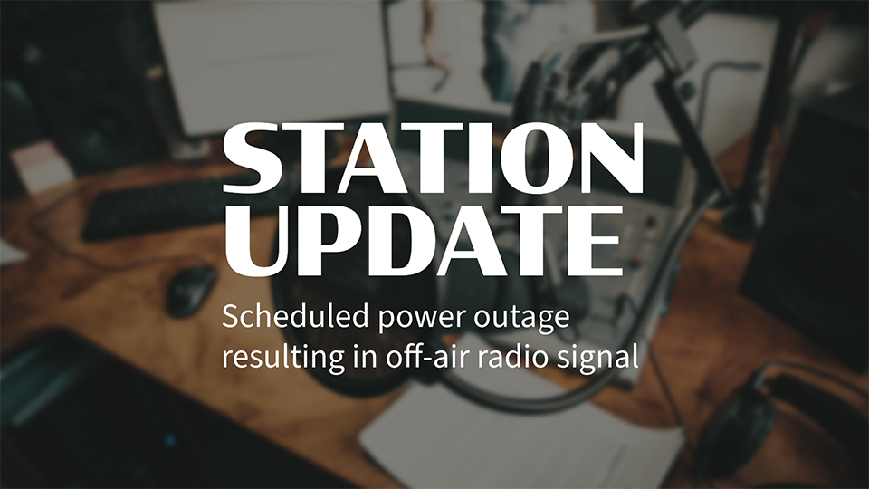 We have important news to share regarding our radio broadcast schedule.